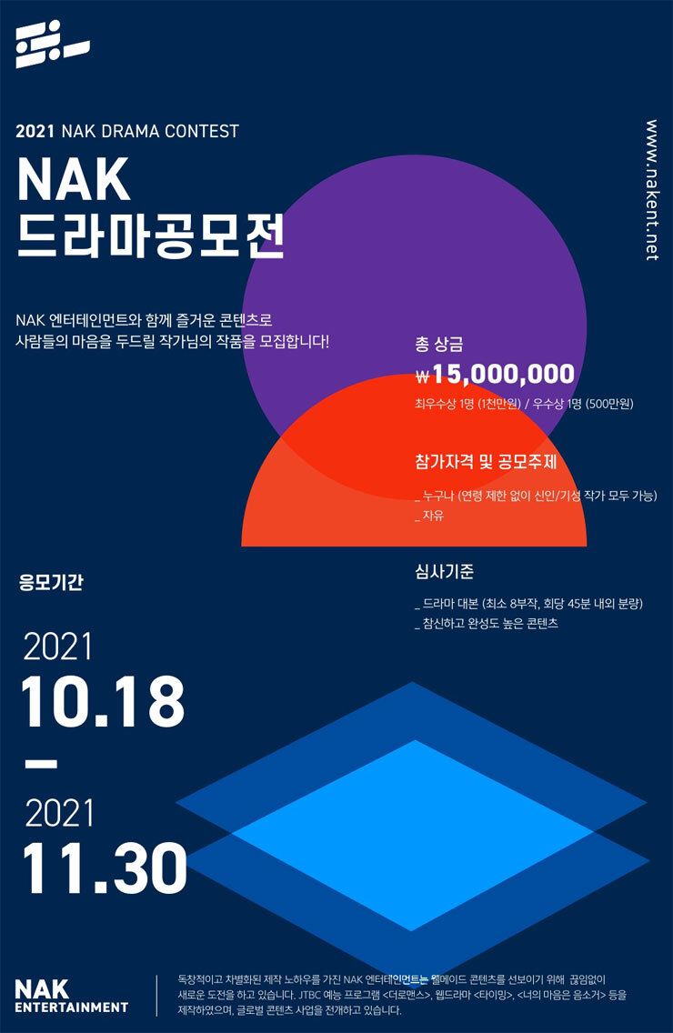  2021년 NAK 드라마 공모전