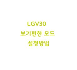 LGV30-보기편한 모드