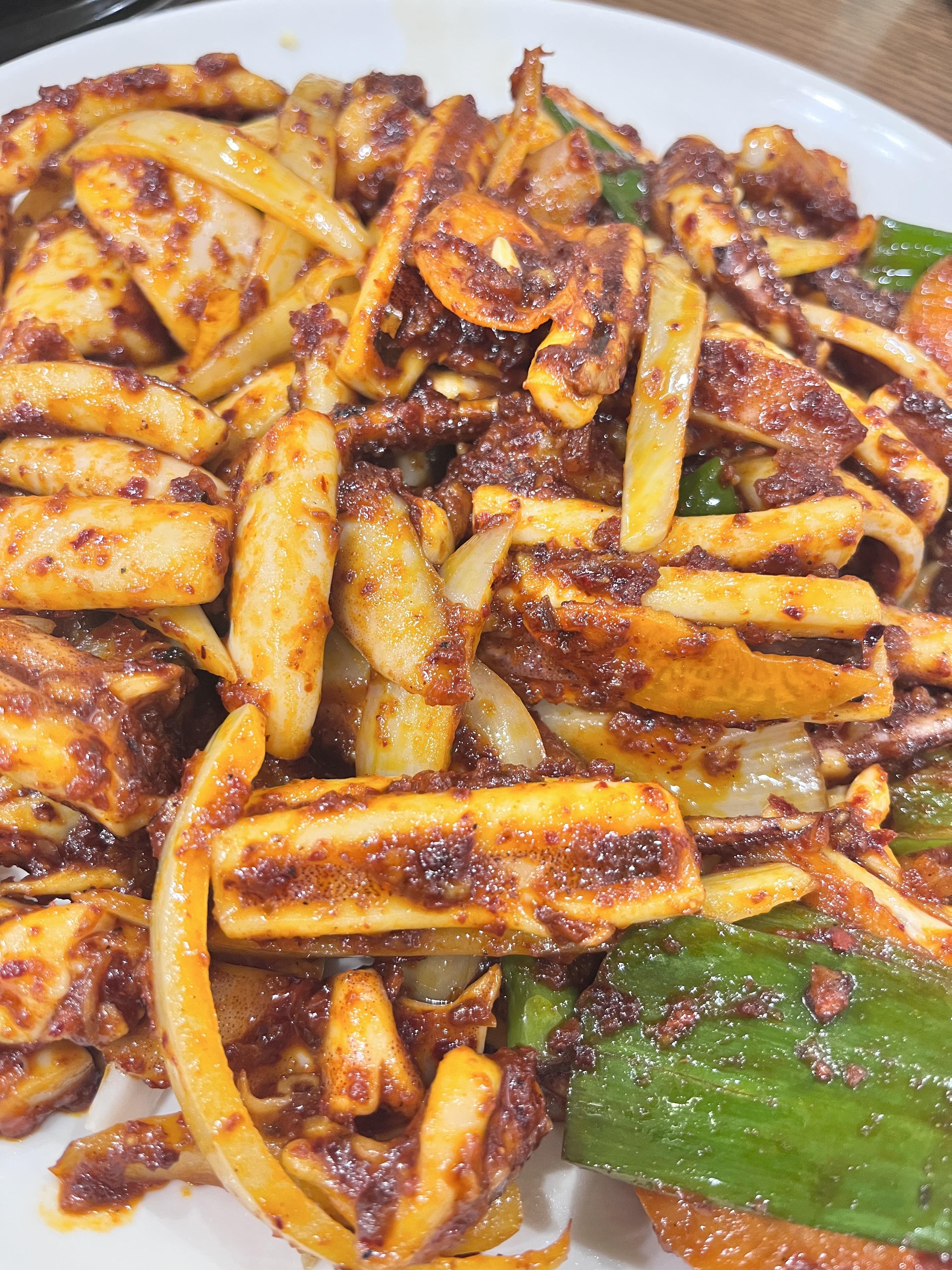 초가식당 오징어볶음1