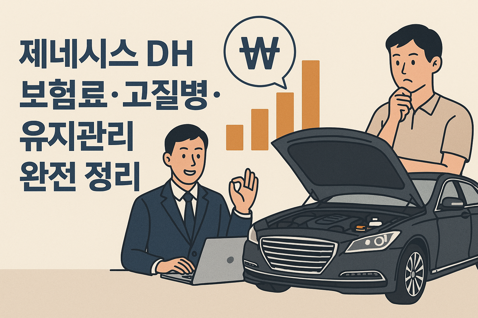 제네시스 DH 잦은 고장 부위 요약표
