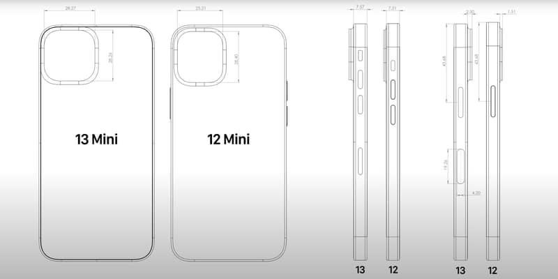  아이폰13 (iPhone13) 시리즈 CAD 유출 정보