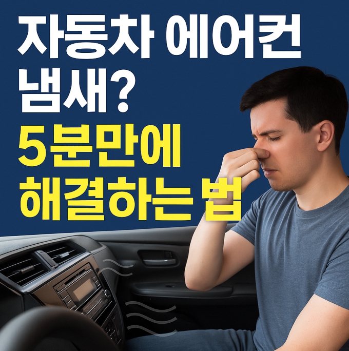 자동차 에어컨 냄새 저거 방법