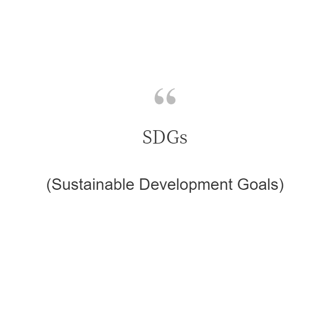  SDGs(Sustainable Development Goals)란?