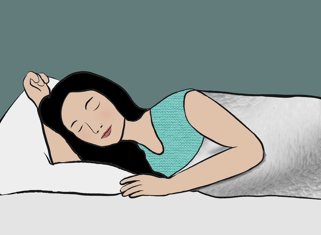 잠자는 여성 그림