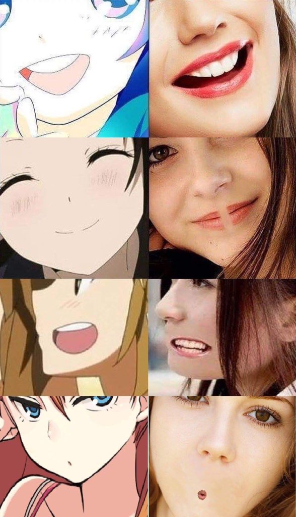  아니메 미소녀 입