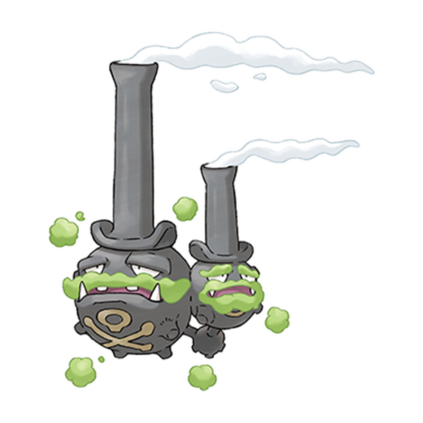  [포켓몬도감]  No. 110 또도가스 Weezing #110 Galarian Form