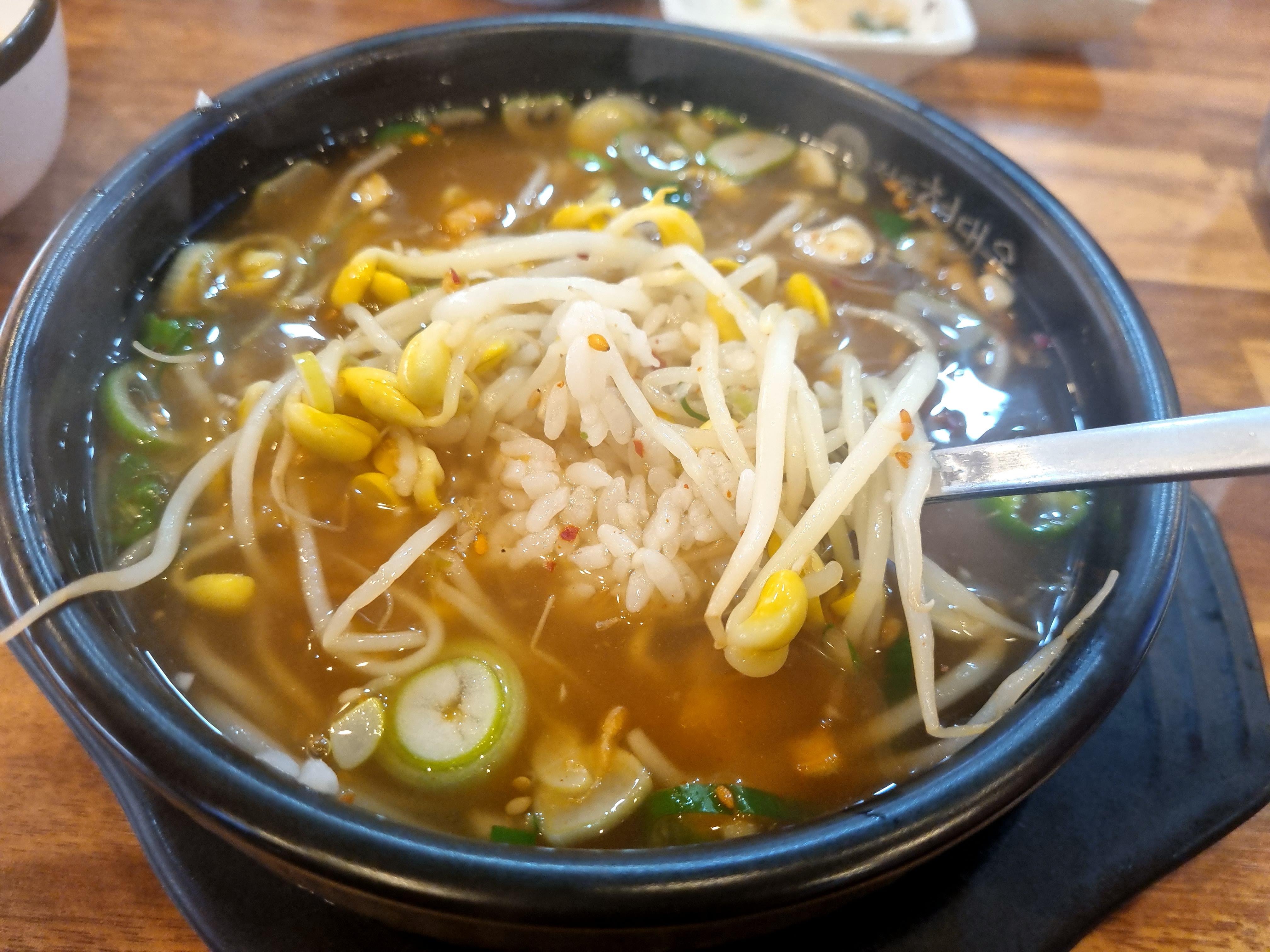 천안두정동식당 전주현대옥콩나물국밥