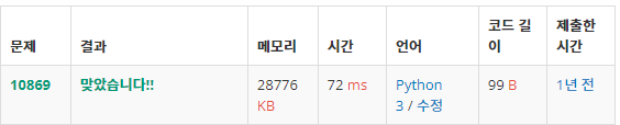  백준: 10869번 사칙연산 (Python3)