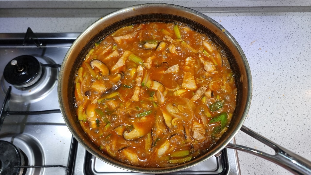 애호박 고추장찌개 만들기