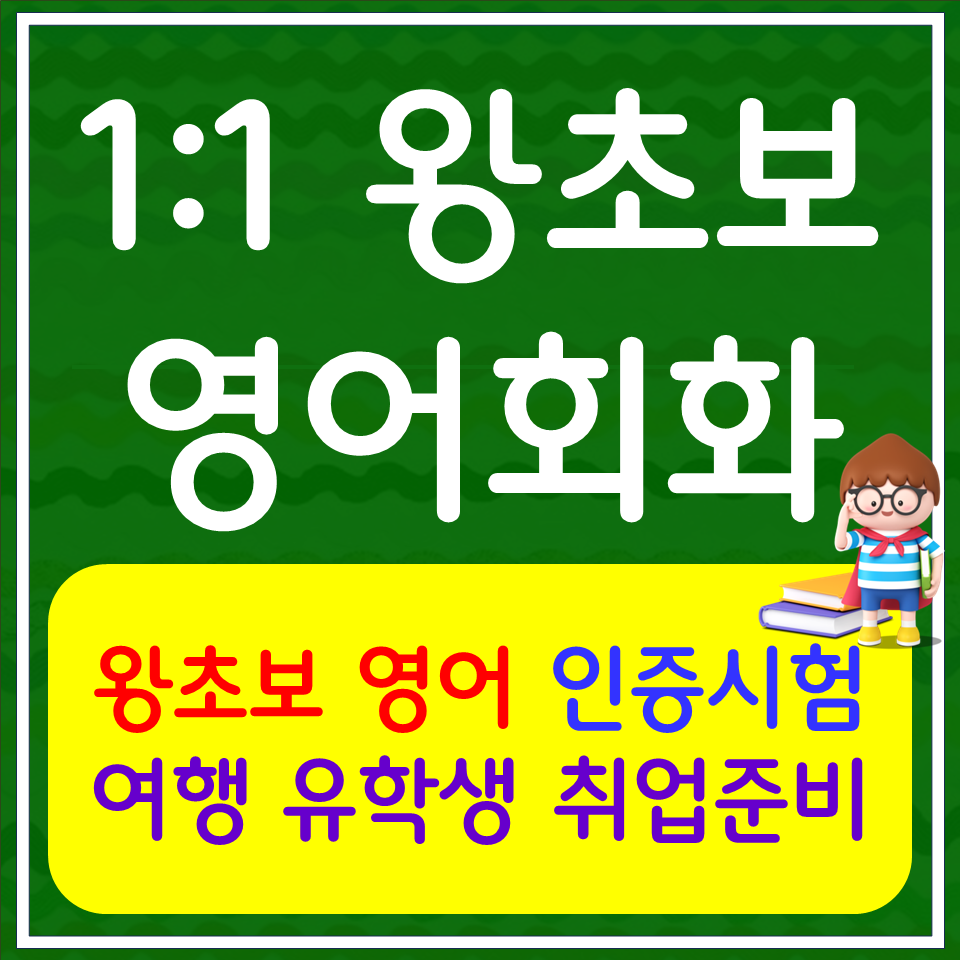  생활기초영어회화 왕초보 성인비대면화상수업 1:1과외 빠르게 배울 수 있는 방법은?