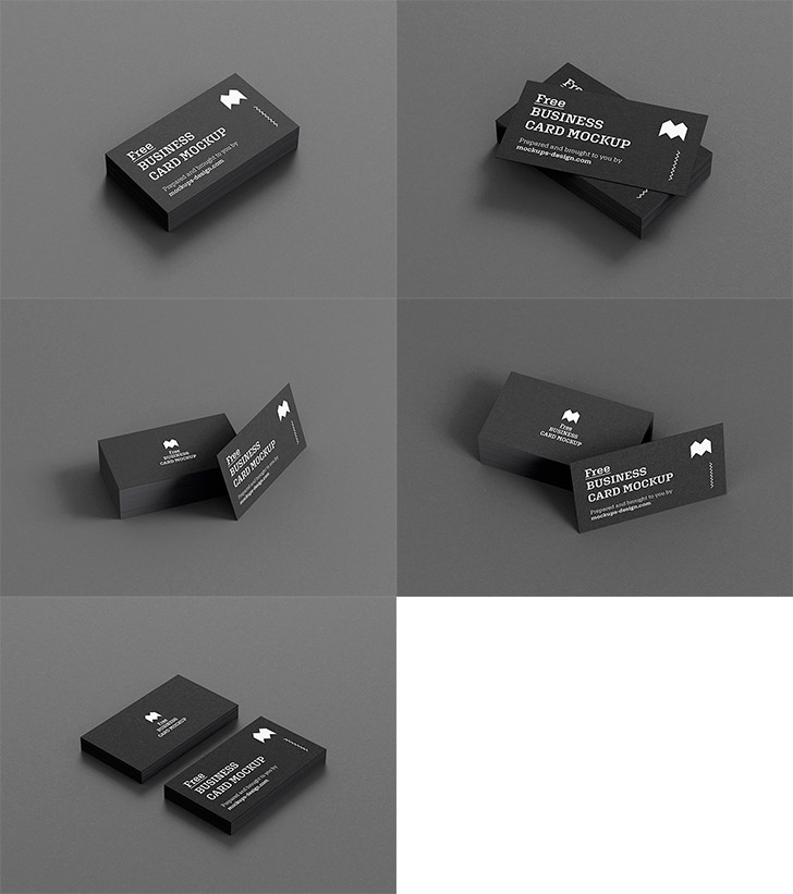  포토샵 명함 목업(MockUp) 파일 다운로드 및 수정 방법
