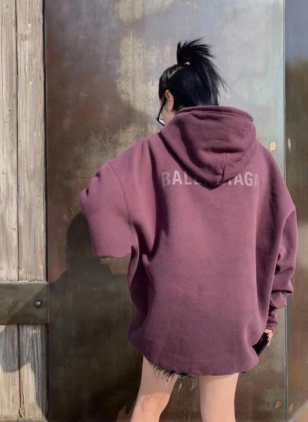  [BALENCIAGA] 발렌시아가 로고 후드 578135 TJVA8 5865