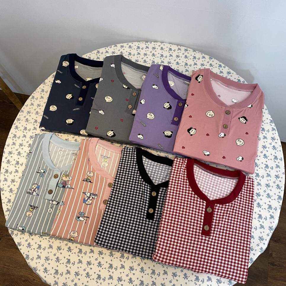 기모 원피스 잠옷 [시즌OFF] 피치기모 겨울 26