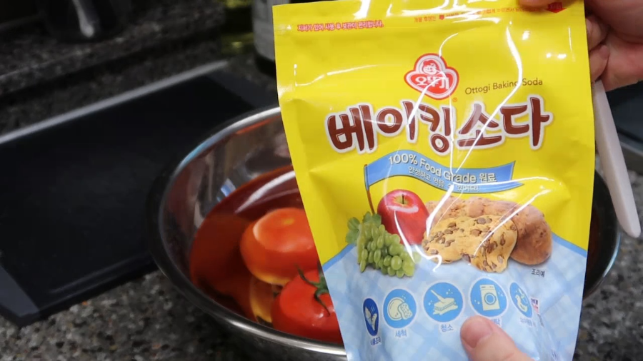 토마토주스 만드는 방법-완숙토마토-세척
