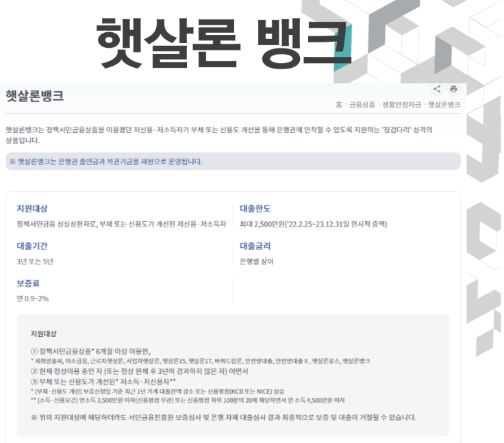 정부-지원-대출-상품-종류-10가지-금리-비교-소개-쏠편한-포켓론-햇살론뱅크