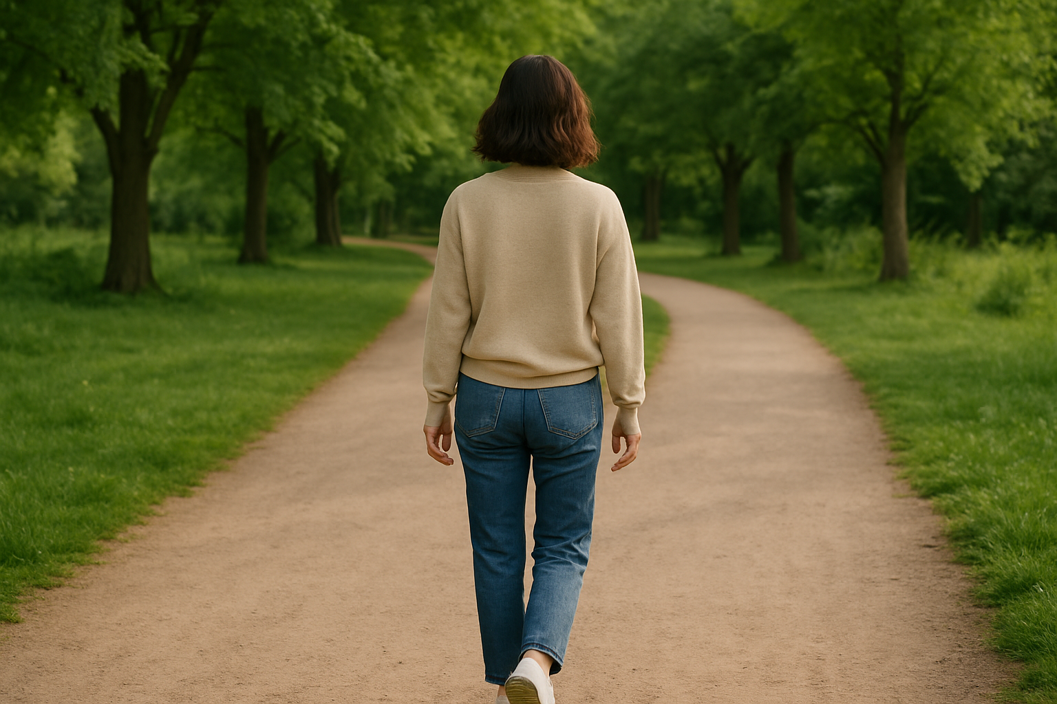 혼자 산책하는 사람 관련 사진