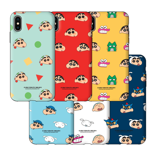 crayon shinchan face pattern bumper case thumbnail