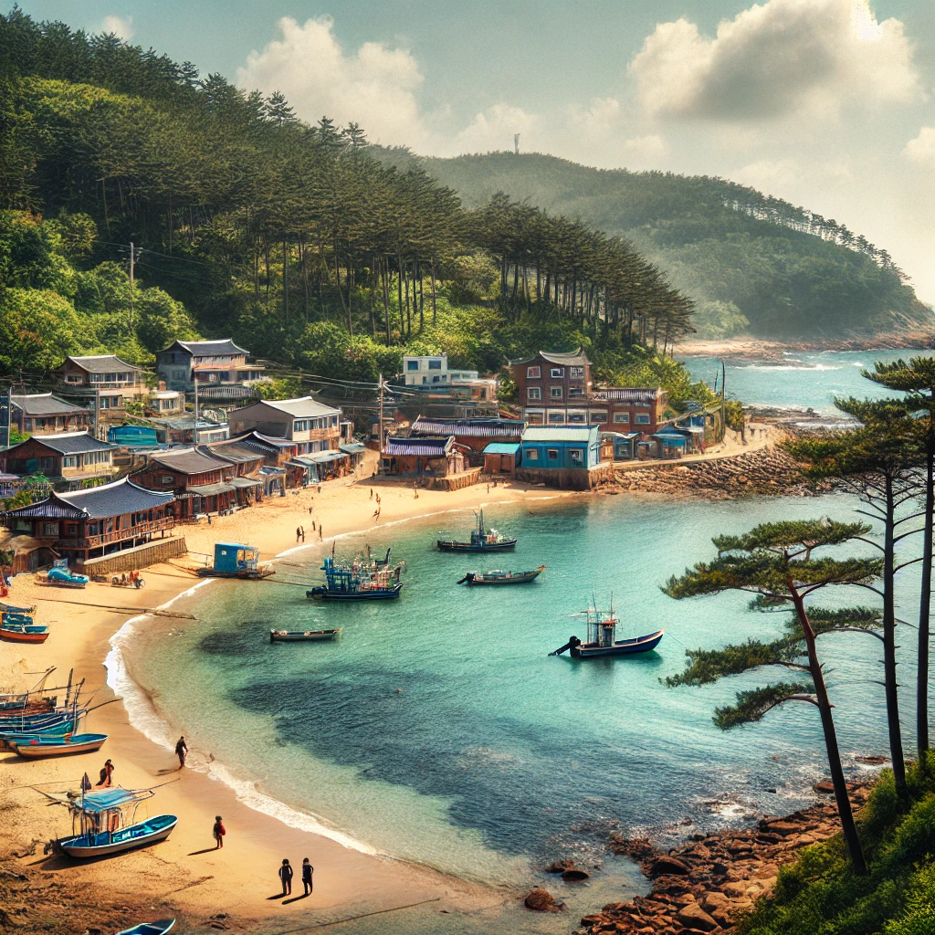 신안 우이도 돈목해변의 풍성사구