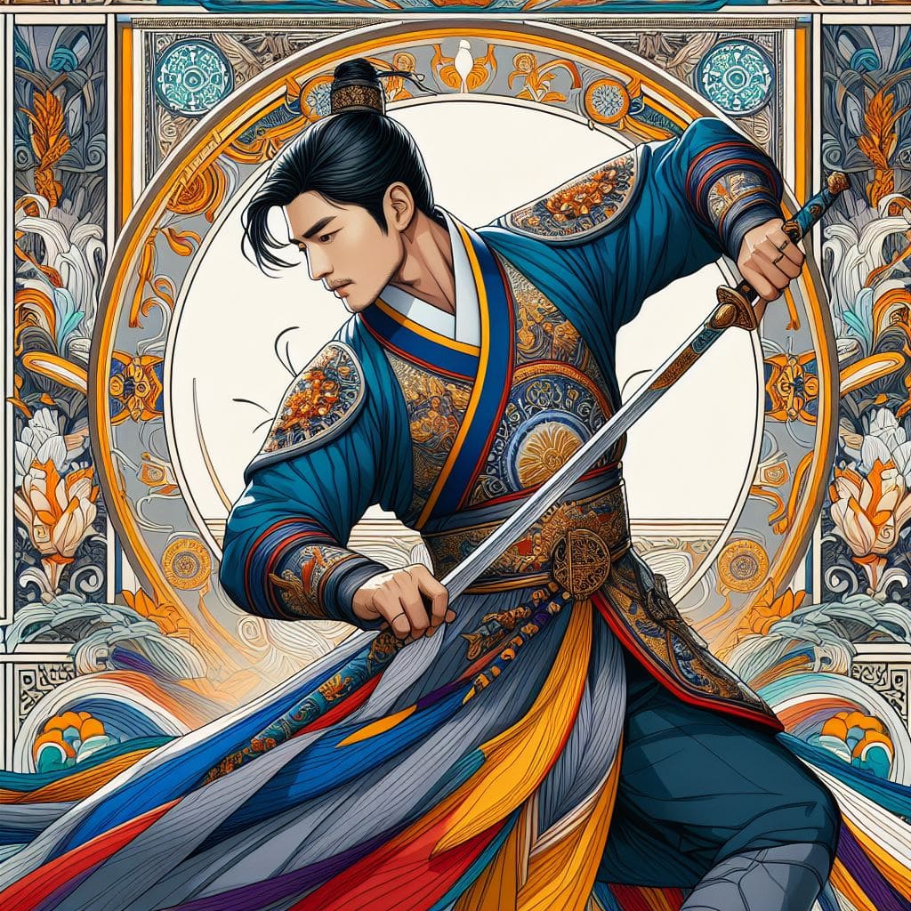 Korean traditional warrior 19