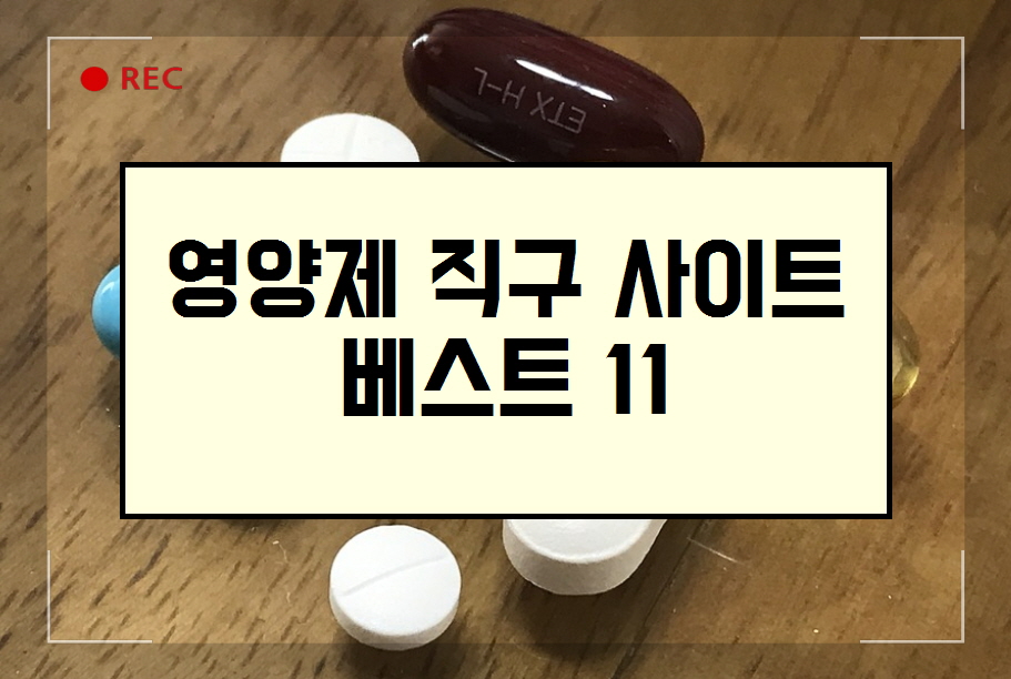  영양제 직구 사이트 베스트 11