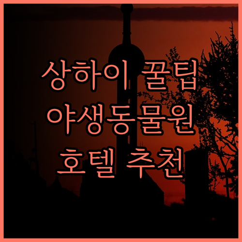 상하이 국제 관광 리조트 단지 야생동
