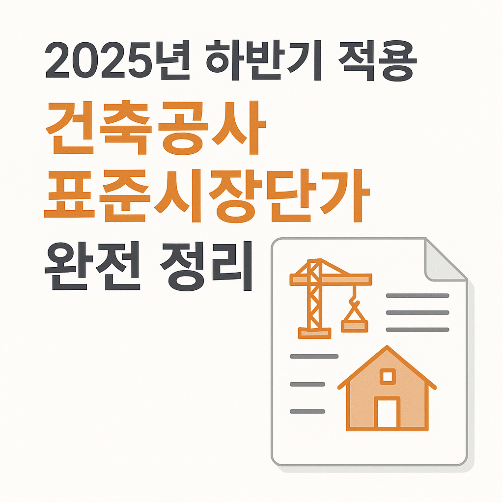 건축공사-표준시장단가-완벽정리