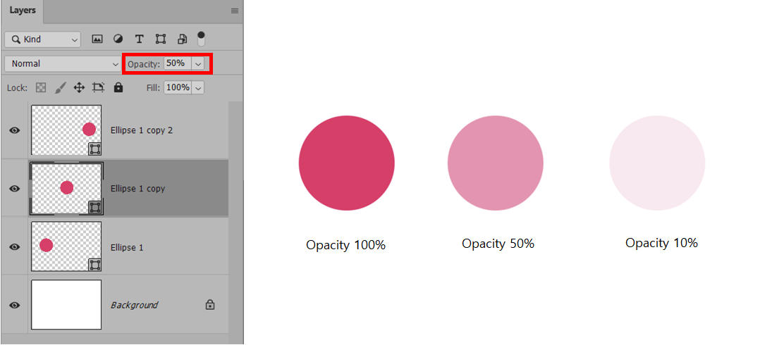 Opacity 설정 방법