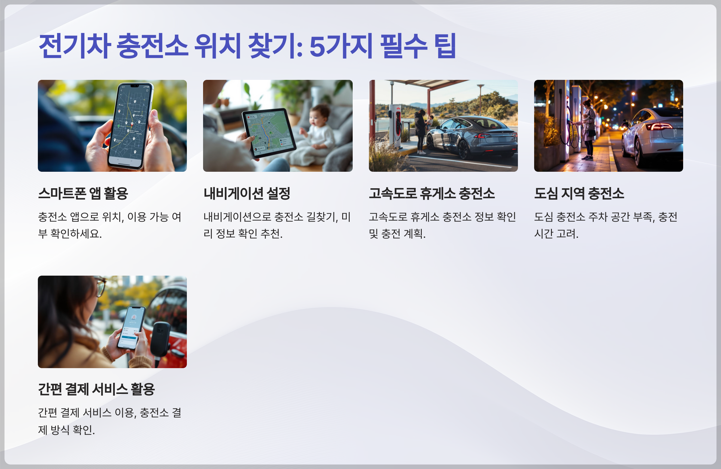 전기차 충전소 위치 찾기, 알아야 할 5가지 필수 팁