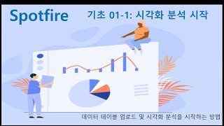  데이터 시각화, 분석 스팟파이어(Spotfire) 기초
