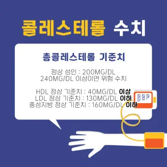 총콜레스테롤 이란 정상수치 낮추는법_26