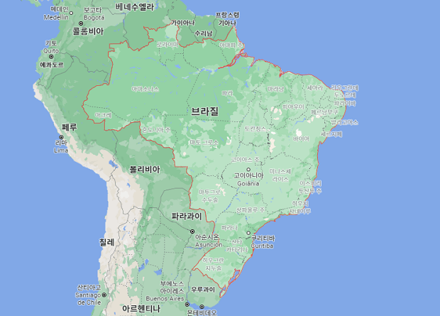 브라질-지도