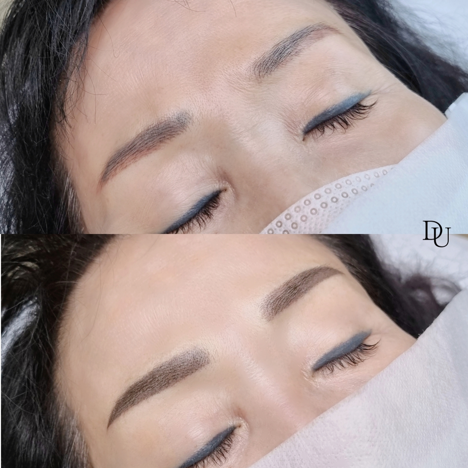  광주눈썹문신 잘하는곳 붉은색 푸른색 잔흔커버