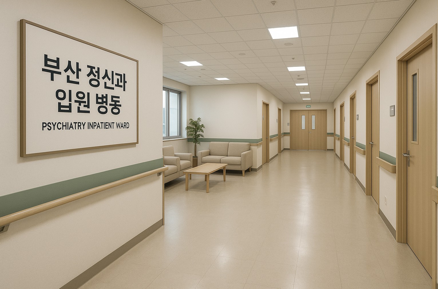 부산정신과 입원이 필요한 주요 상황을 정리한 일러스트 이미지
