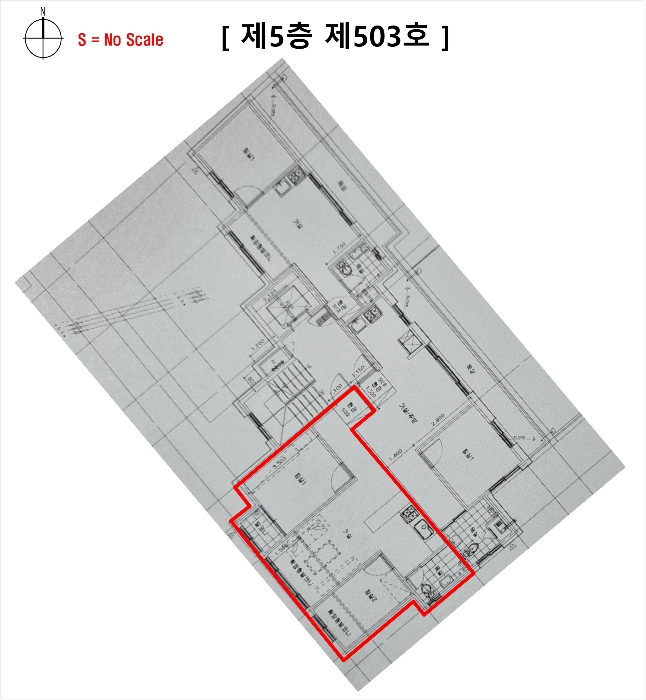 서울서부지방법원2021타경56342 건물개황도