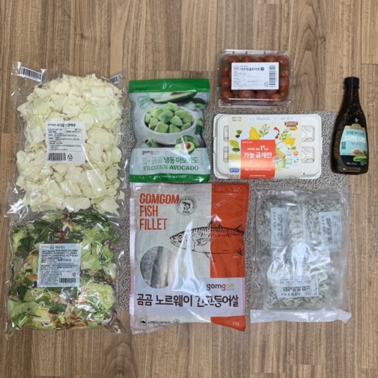 쿠팡로켓 신선인 추천품목 - 곰사각배추, 샐러드채소믹스, 냉동아보카도, 노르웨이산 간 고등어, 대추방울토마토/소금김줄기/쓰레기골드계란/신선백 반품냉가방 2