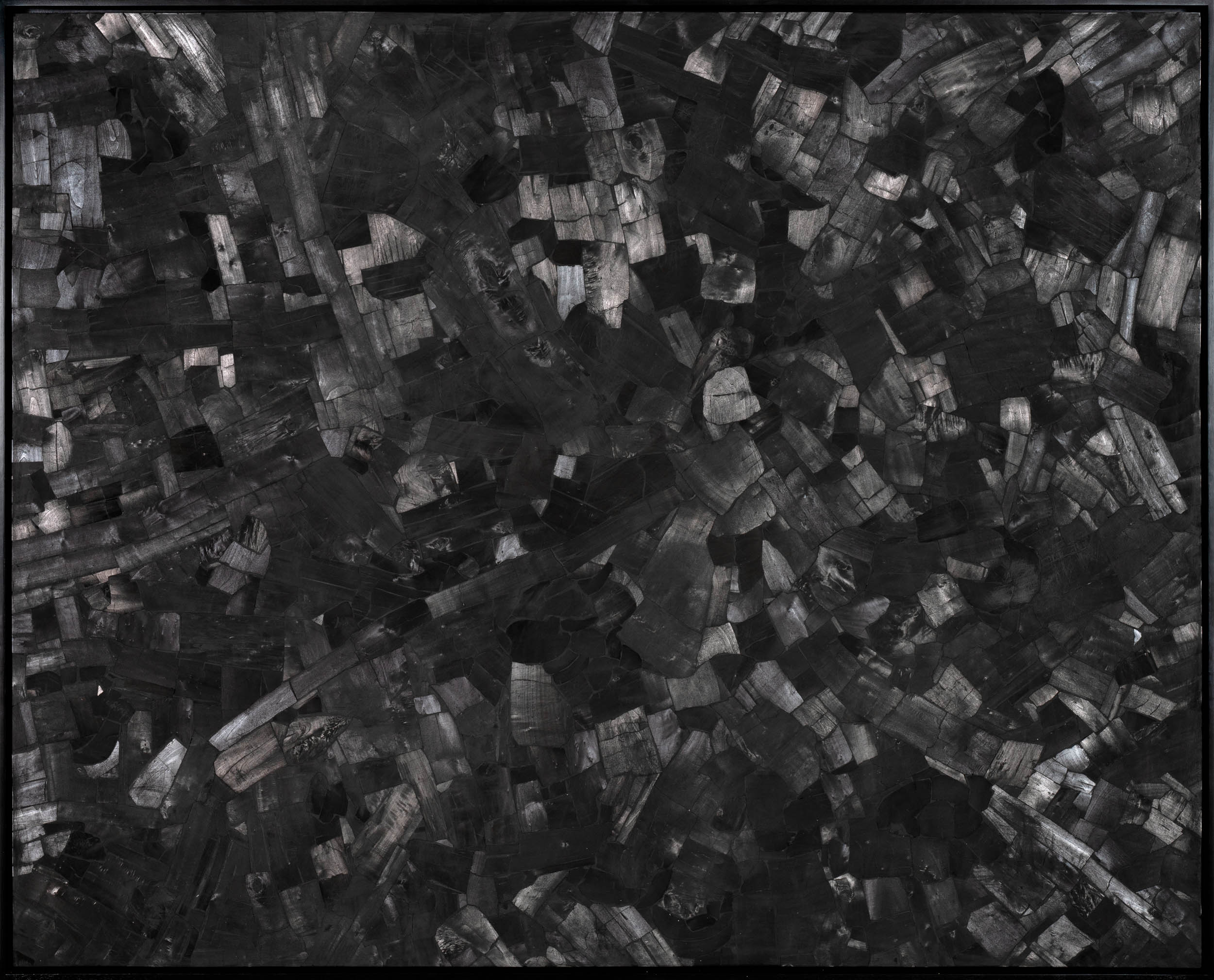 이배(b.1956) : 불로 부터 : wooden charcoal on canvas : 181.8 x 227.3cm (150 ...