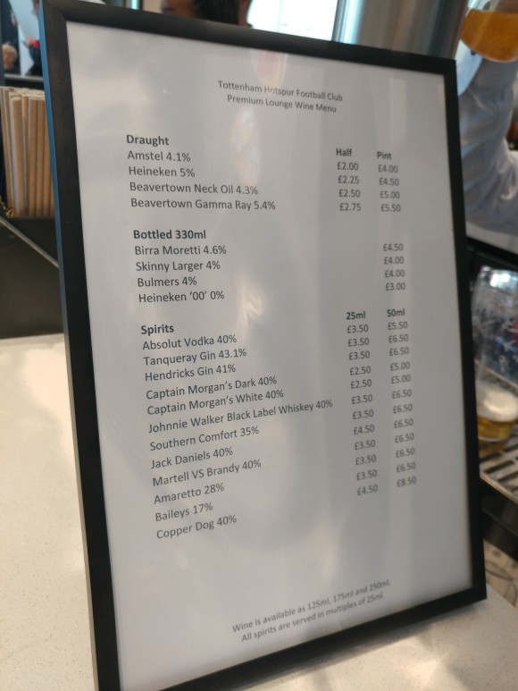 방문기! COME ON YOU SPURS! [런던] 토트넘 홋스퍼 스타디움 경기 관람, 56