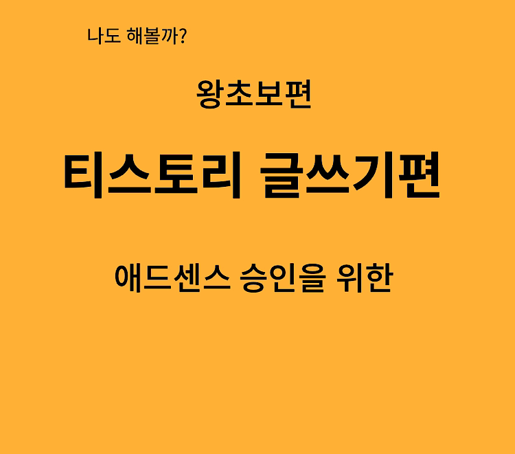 티스토리 글쓰기편