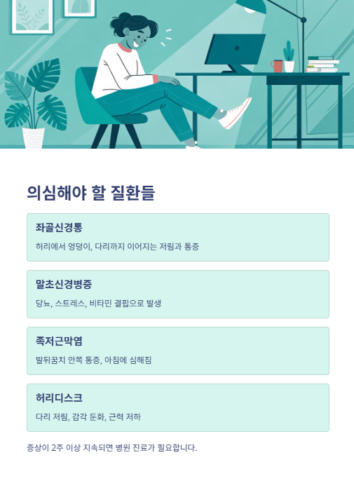 의심해야 할 질환들