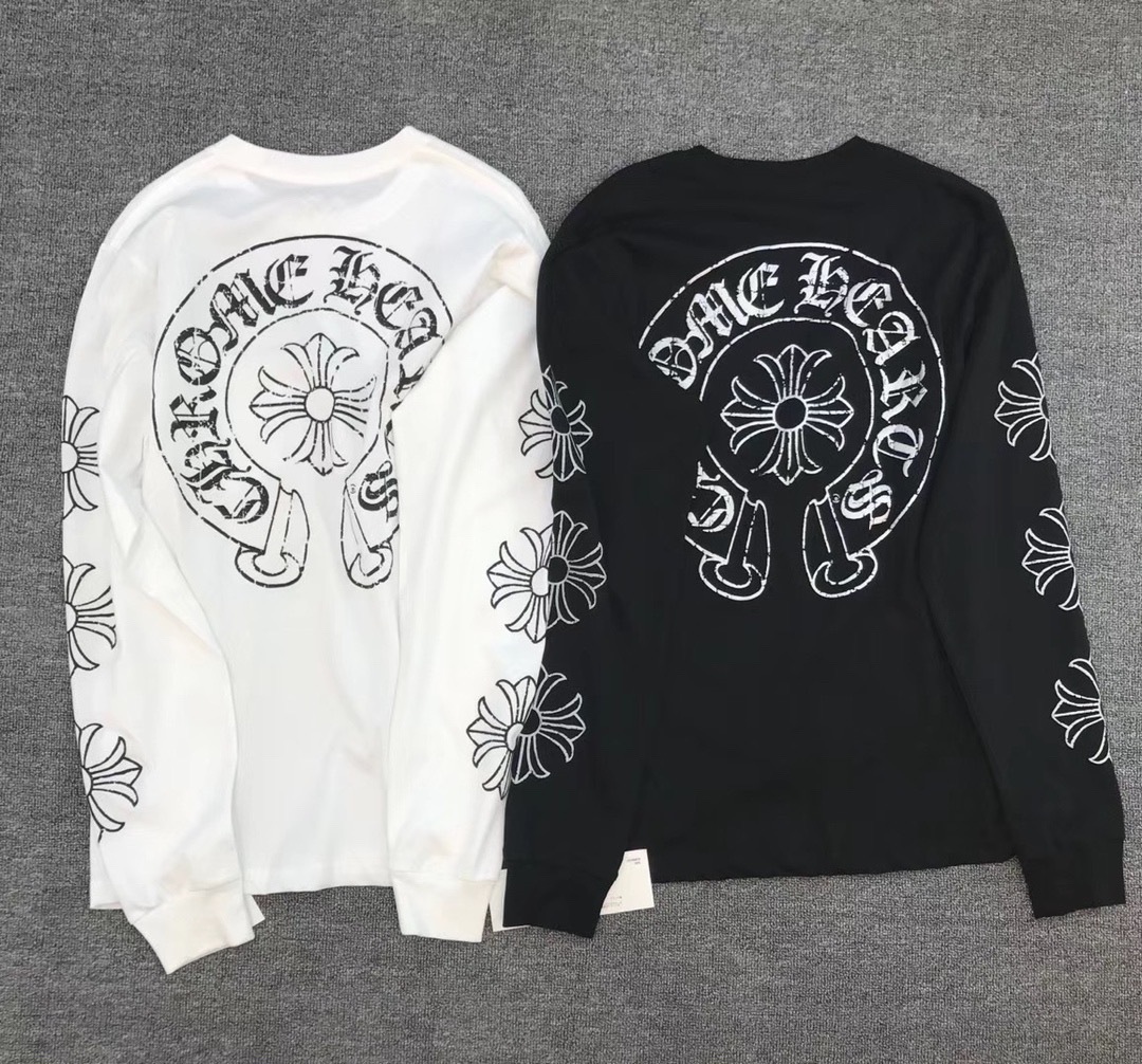  [CHROME HEARTS] 크롬하츠 포켓 크로스 로고 롱 슬리브 긴팔 티셔츠 (2 COLOR)