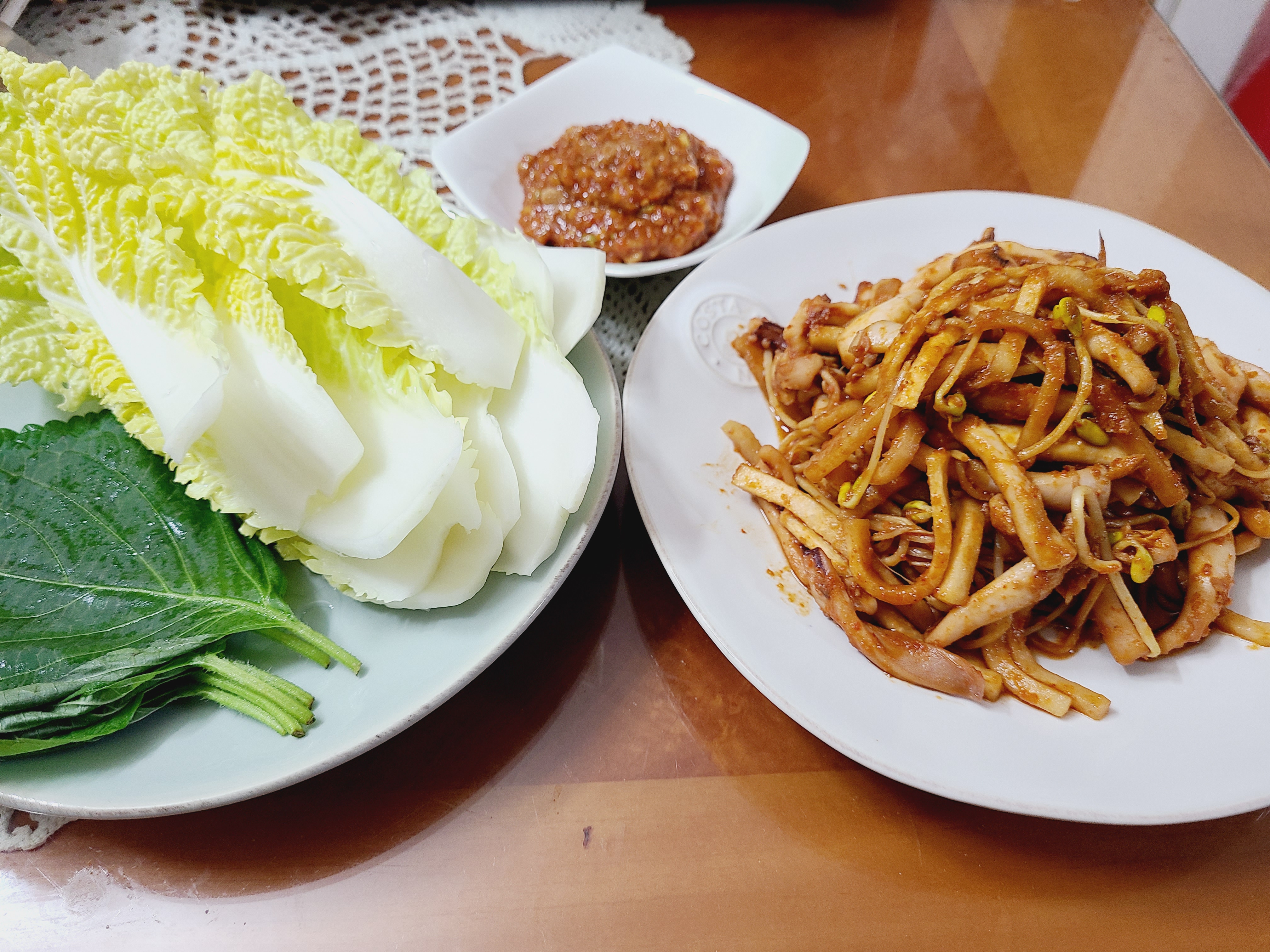  요리책 따라하기  예순여덟번째 요리 오징어보쌈