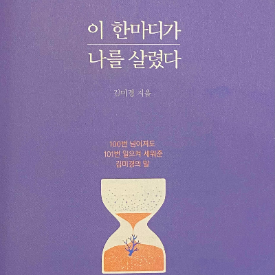 김미경 강사 책