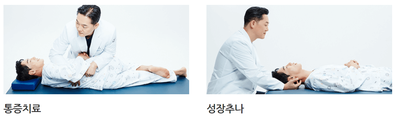 도수치료 추나요법 가격 비용 차이점