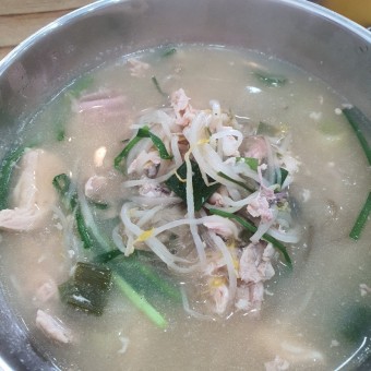 초계국수 닭볶음탕
