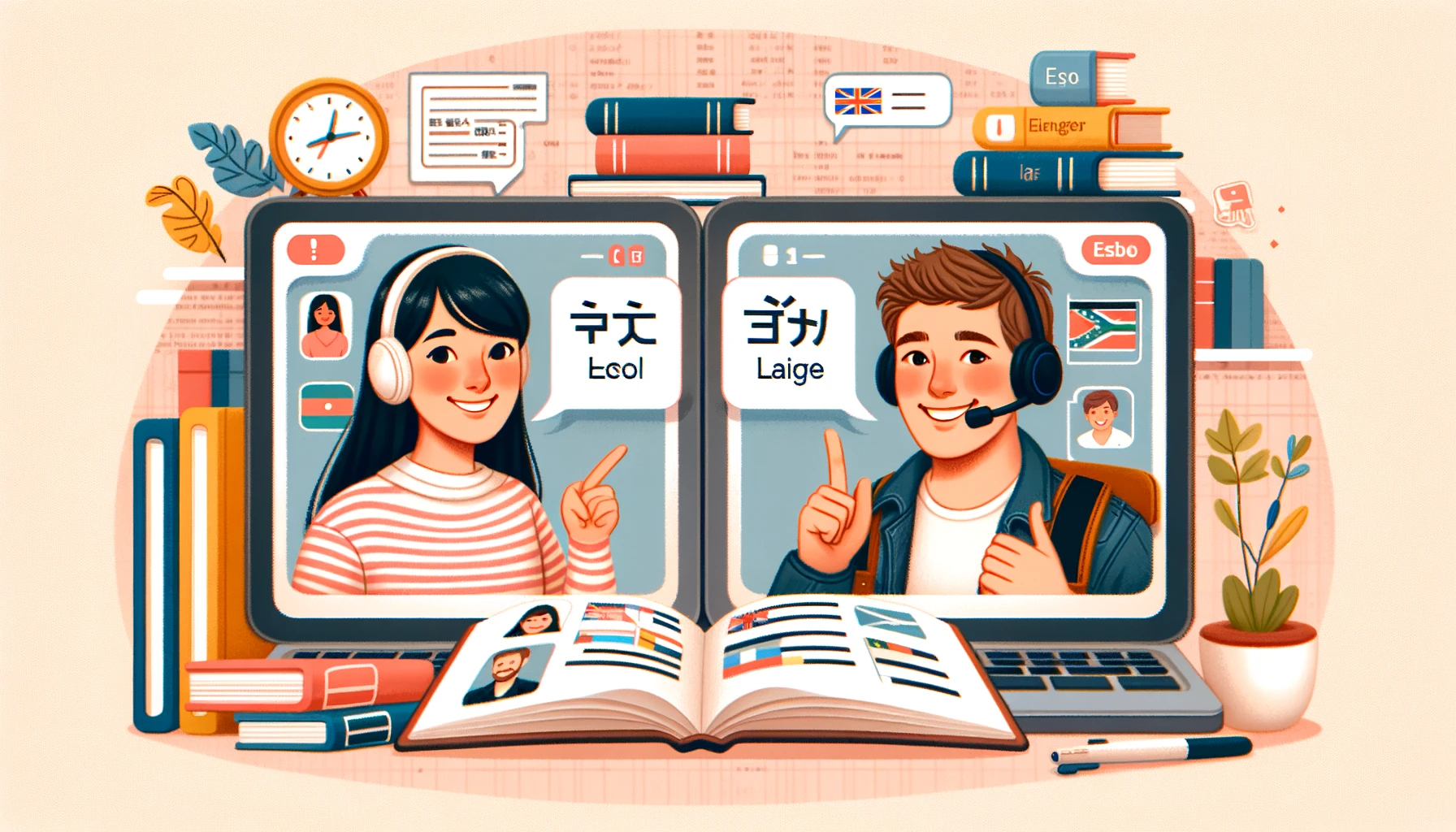 외국어 실력 향상 시키기