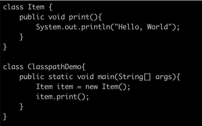 자바 패키지 (Java Package) - -classpath옵션 - 모든 영역 자바 패키지 (Java Package) - -classpath옵션 - 모든 영역