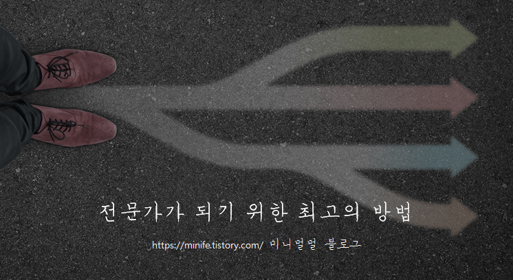  전문가가 되는 최고의 방법