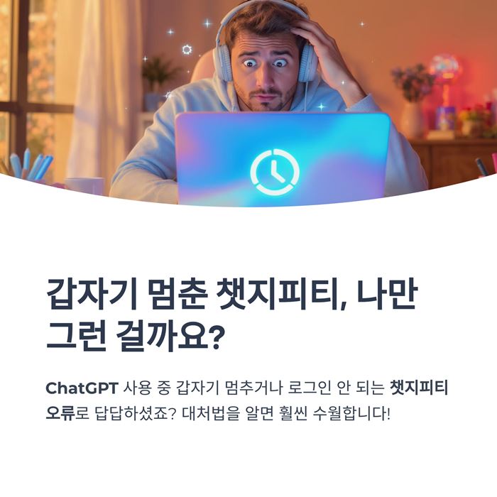 챗지피티 오류? 대표적인 문제와 해결 방법 요약 이미지