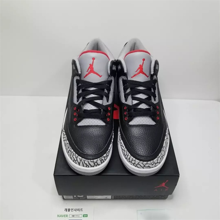  [AIR JORDAN] 에어조던3 레트로 블랙 시멘트 854262-001 남성용 (OG공장)