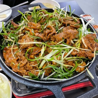 연탄불고기 오리양념불고기